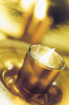 Close_up of a burning candle