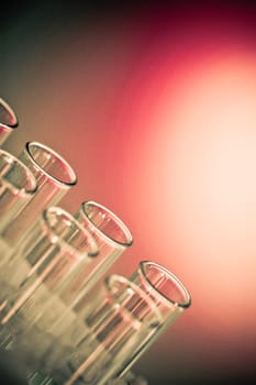 Close_up of test tubes in a test tube rack