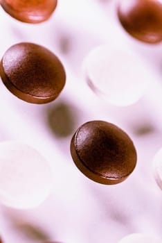 Close_up of pills in blister pack