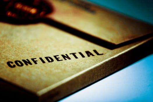 Close_up of a confidential envelope
