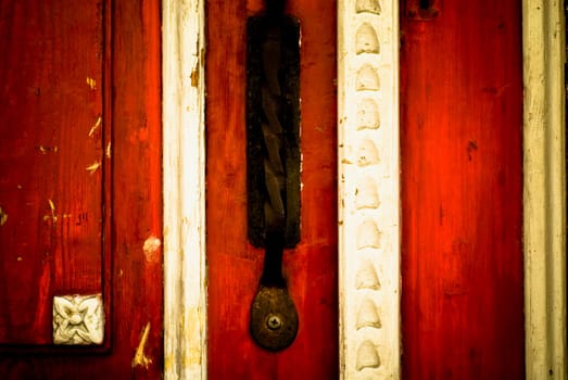 Close_up of a door