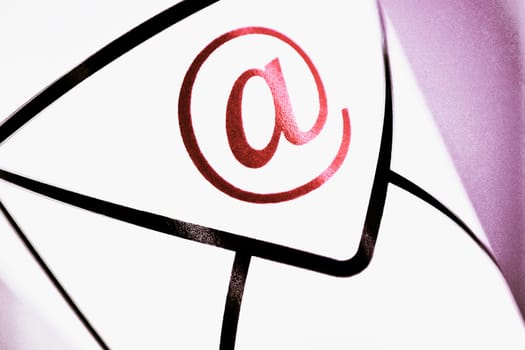 Close_up of an E_Mail symbol