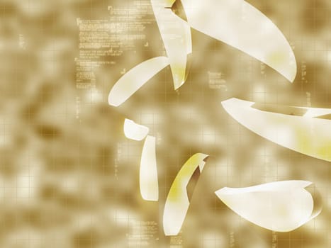 Abstract pattern on a brown background