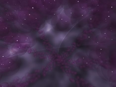 Abstract pattern on a purple background