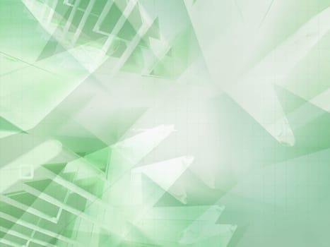 Abstract pattern on a green background