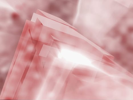 Abstract pattern on a red background