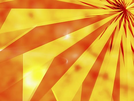 Abstract pattern on an orange background