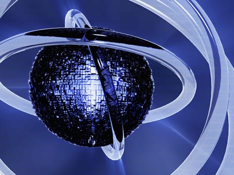Rings around a sphere