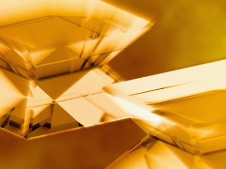 Abstract pattern on a yellow background