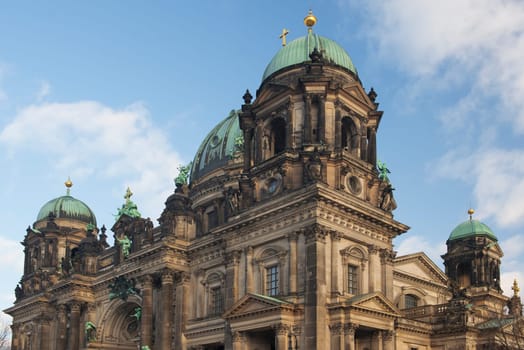 DECEMBER, 2014 - BERLIN, GERMANY: View on Berlin Cathedral Church