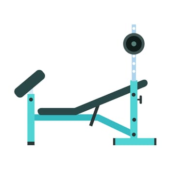 Stationary trainer for fitness and weightlifting in the gym. Sport and health
