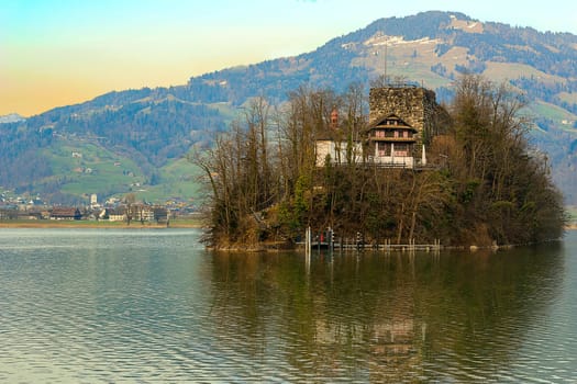schwanau in the lauerzersee