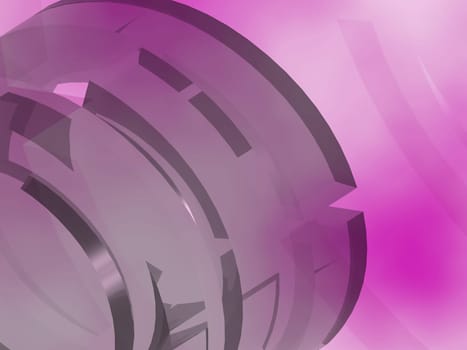 Abstract pattern on a purple background
