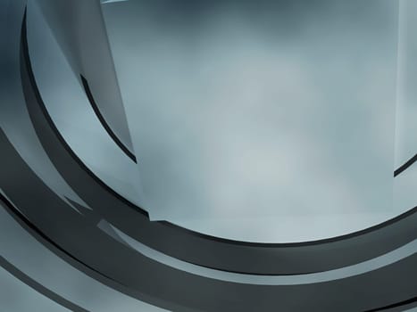 Circular patterns on a gray background