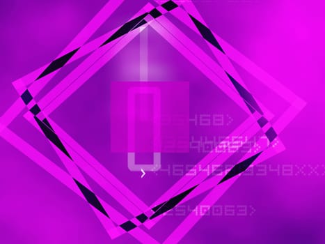 Square patterns on a purple background