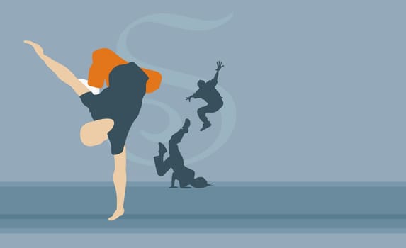Man dancing