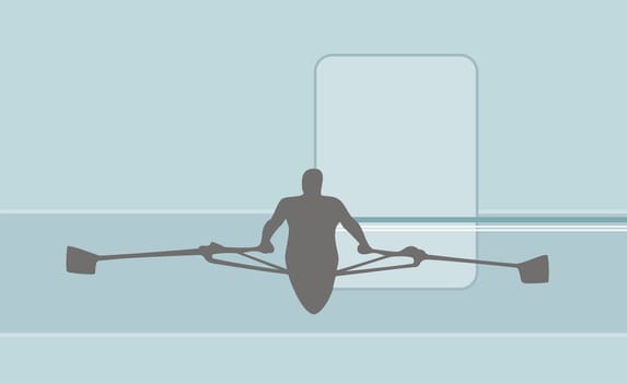 Person kayaking