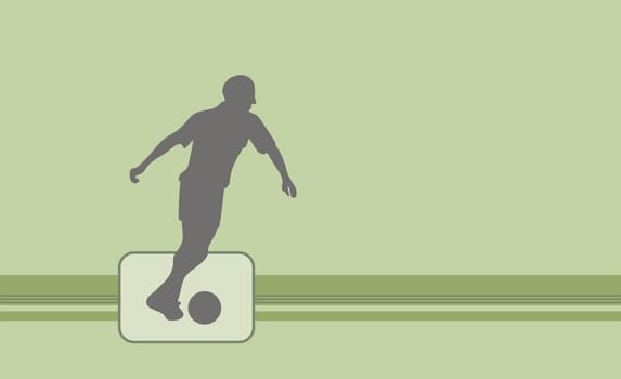 Person playing soccer