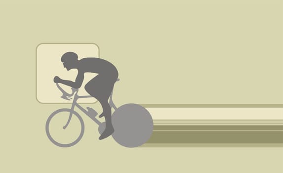 Person cycling