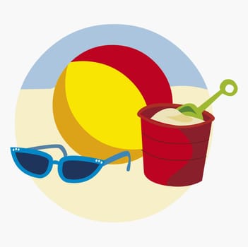 Sunglasses with a jar of sugar