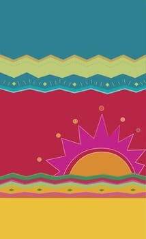 Sunrise over a mountain