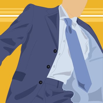 Businessman walking