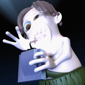 Man holding a camera