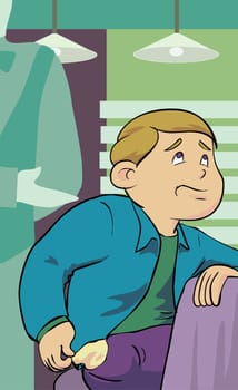Boy thinking