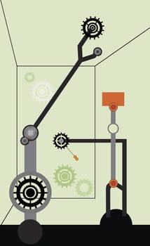 Gears in a machine