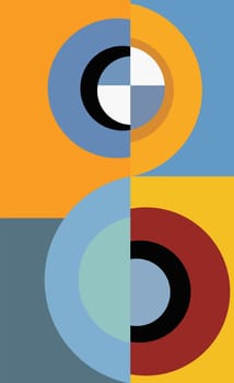 Close-up of geometric shapes