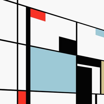 Close-up of geometric shapes