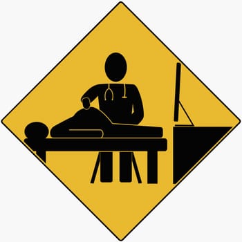 Pregnant woman getting an ultrasound