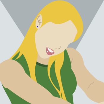 Young woman smiling