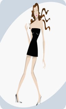 Young woman dancing