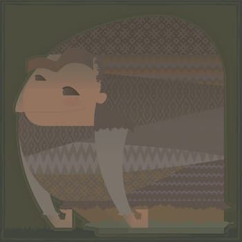 Hunchback monster