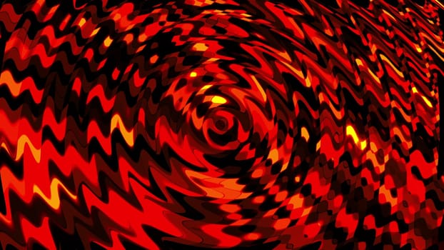 Abstract backdrop with radial waves and ripples. Computer generated 3d rendering
