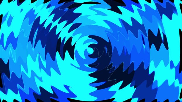 Abstract backdrop with radial waves and ripples. Computer generated 3d rendering