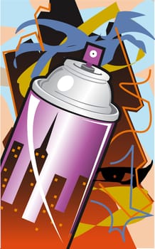 Can of spray paint