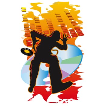 Person breakdancing