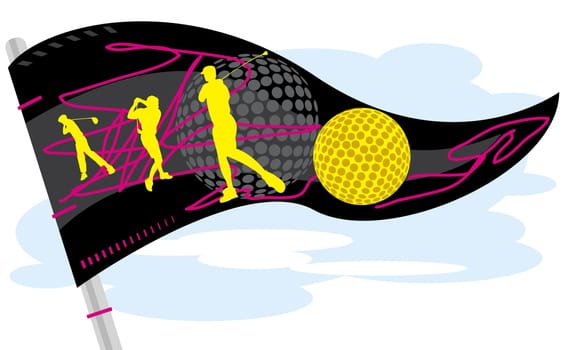 Golf flag