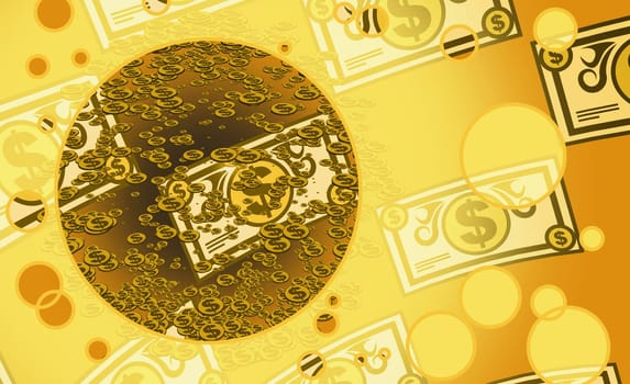 Close-up of a stack of paper currency