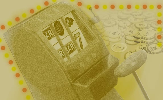 Slot machines with gambling chips