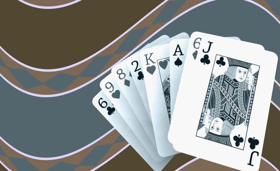 Close-up of playing cards