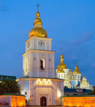 St. Michael's Golden-Domed Monastery is a functioning monastery in Kiev, the capital of Ukraine