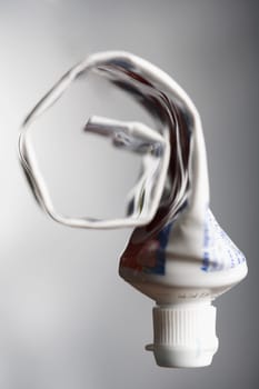 Close_up of a toothpaste tube