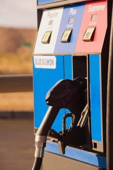 Close_up of a fuel pump