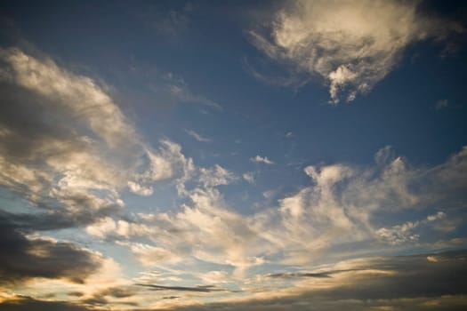 Clouds in the sky