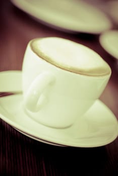 Close_up of a coffee cup