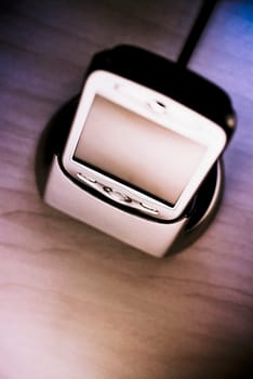 Close_up of a personal data assistant