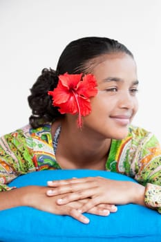 Close_up of a woman smiling
